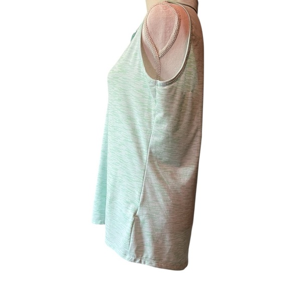 Adidas Women’s Mint Green Athletic Polo Tank Top Size Large - Picture 2 of 13